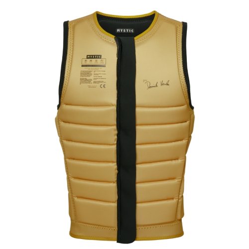 Mystic-Impact-Floatation-Vest-Water-Wear-SS22-2022-The-Dom-Impact-Vest-Fzip-Wake-35005-220146-Black-Yellow-952-03 front